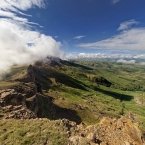 Четыре сферические панорамы плато Бермамыт