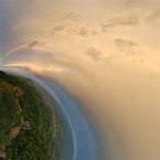 Две панорамы Бастиона на закате