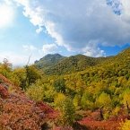 Панорама на тропе Кавказского горного общества. Бештау, осень.