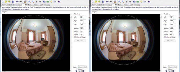 Различные варианты обрезки Sigma 10