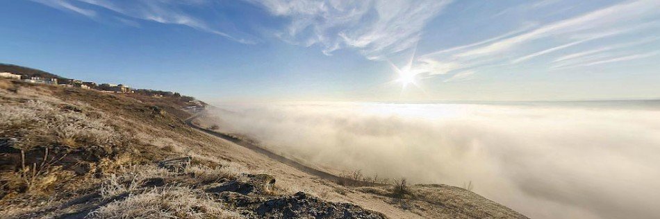 Панорама на горе Горячей