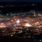 Новогодний салют в Пятигорске
