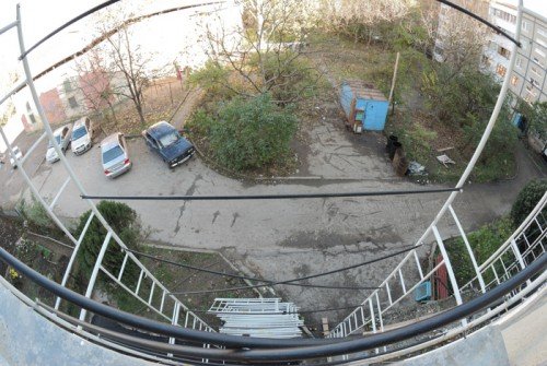 Строительные леса. Тест объектива Tokina 10-17 fisheye