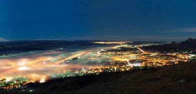 Ночной Пятигорск - панорама