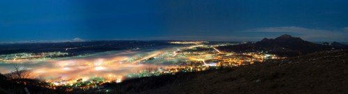 Ночной Пятигорск - панорама