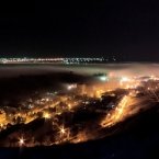 Ночной Пятигорск, вид с Эоловой арфы