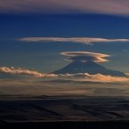 Зимние фото Бештау - закат