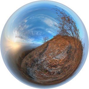 Осень - сферическая панорама