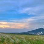 Ковыль и Машук, вид с Бештау