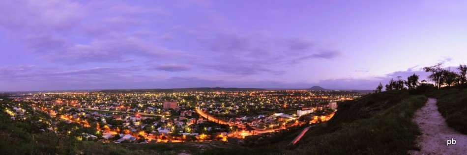 Панорама ночного Горячеводска