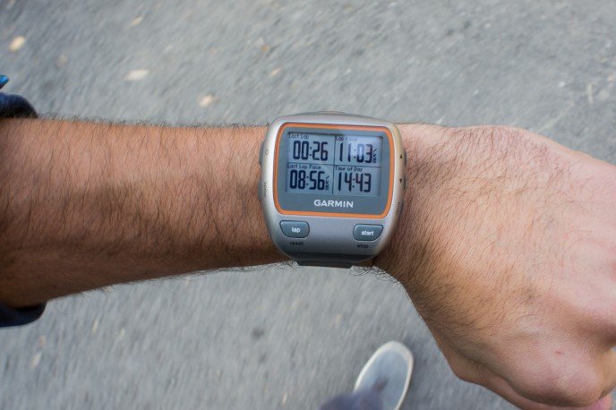 Forerunner 310XT - информация по кругам