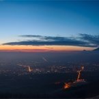 Панорама ночного Пятигорска