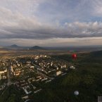 Вид на Железноводск с высоты птичьего полета