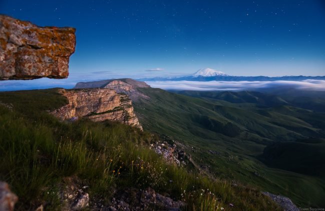 Ночь на плато Бермамыт