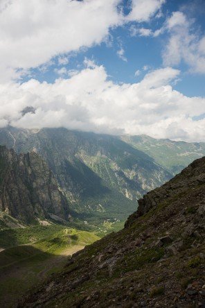 Вид со Скаазского ледника