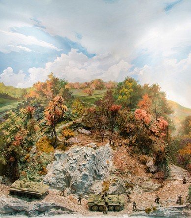 Диорама «Контртеррористическая операция на Северном Кавказе, 2010г.» Диорама «Контртеррористическая операция на Северном Кавказе, 2010г.»
