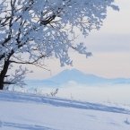 Фото Эльбруса с вершины Машука
