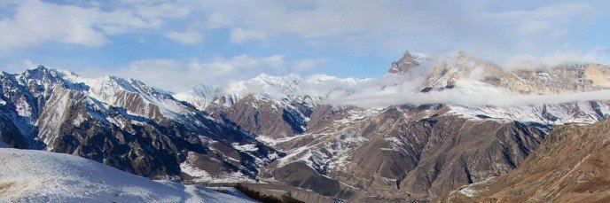 Вид с перевала Северный Курноят
